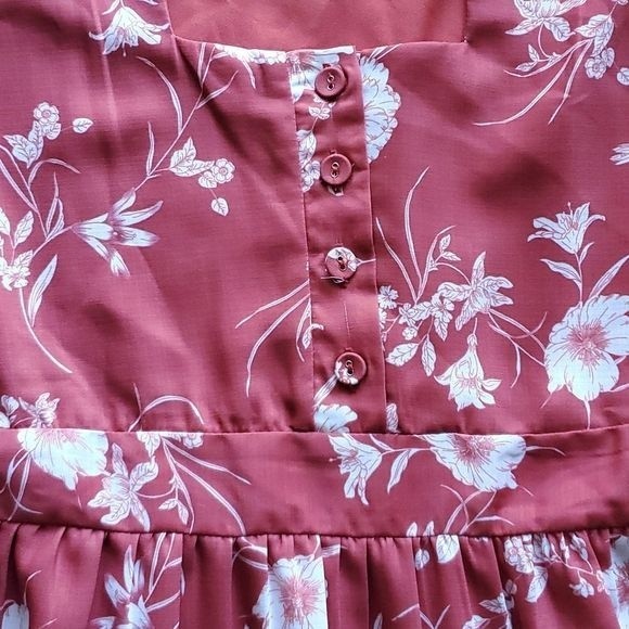 NWT Walter Baker Cara Floral Colorblock Dress - L - Picture 6 of 11